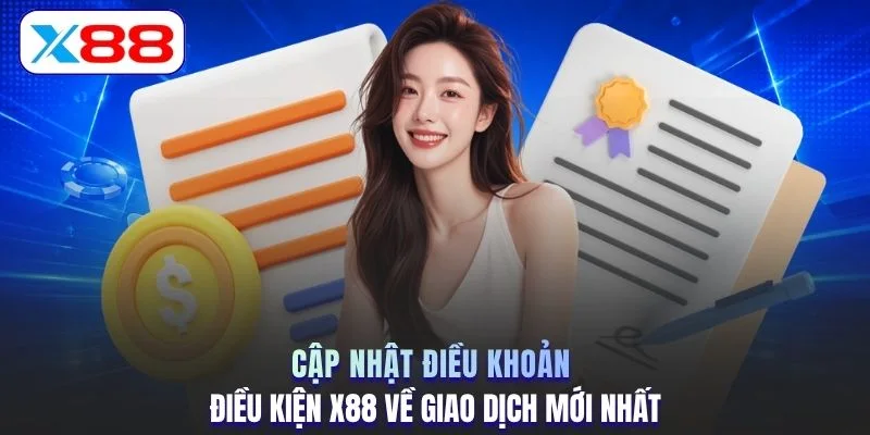Cập nhật điều khoản điều kiện X88 về giao dịch mới nhất