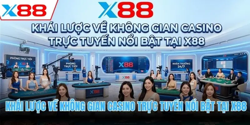 Khái lược về không gian casino trực tuyến nổi bật tại X88