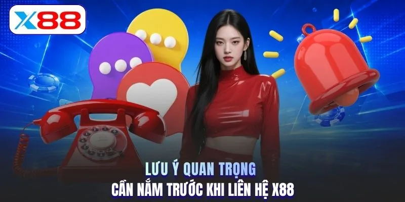 Lưu ý quan trọng cần nắm trước khi liên hệ X88